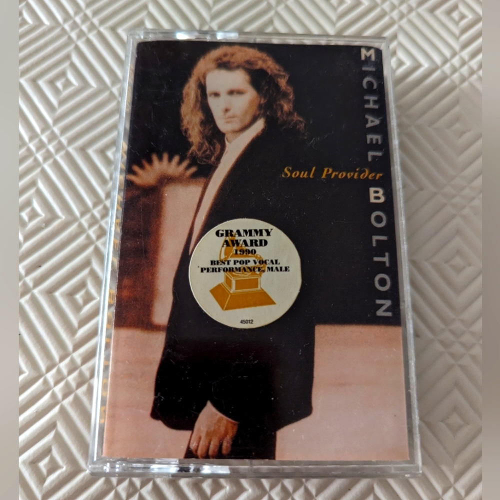 Michael Bolton album Soul Provider audio cassette